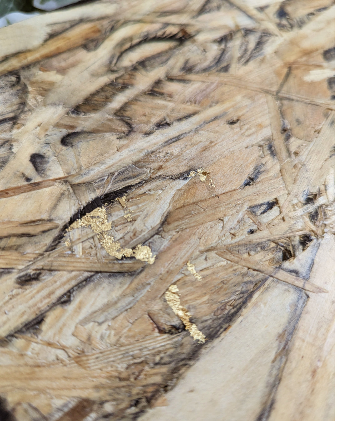 Reach // Original ink drawing on OSB wood panel