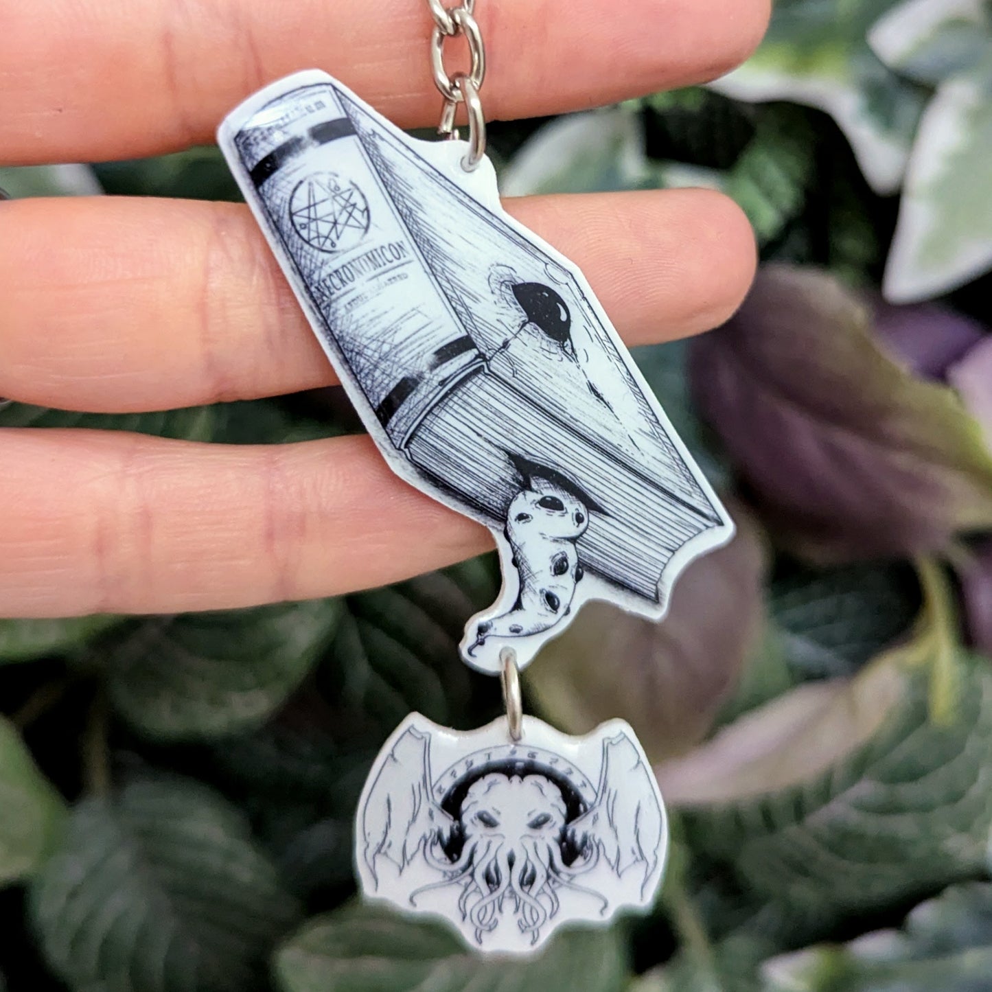 Necronomicon & Cthulhu | Keychain