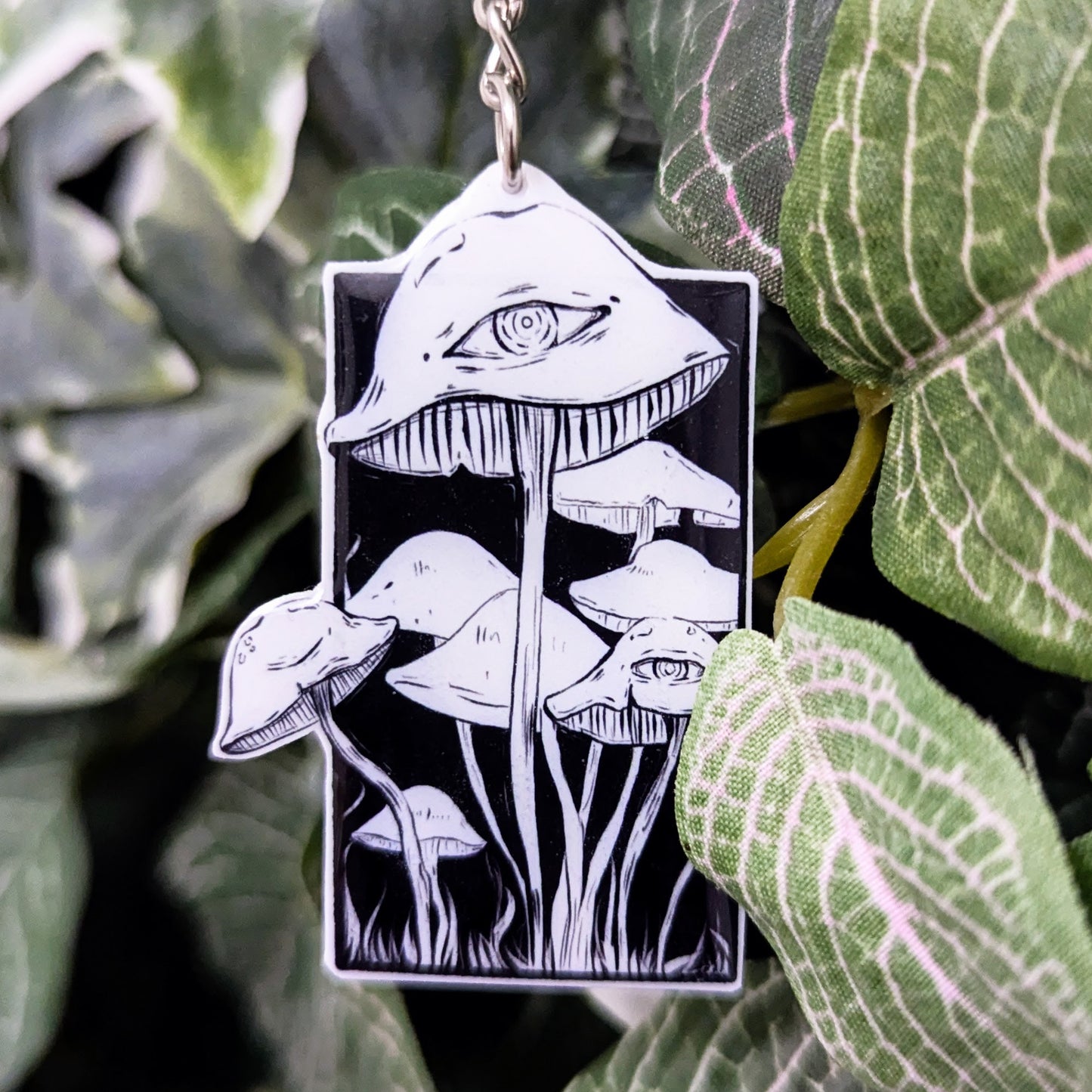 Creepy Mushrooms | Keychain
