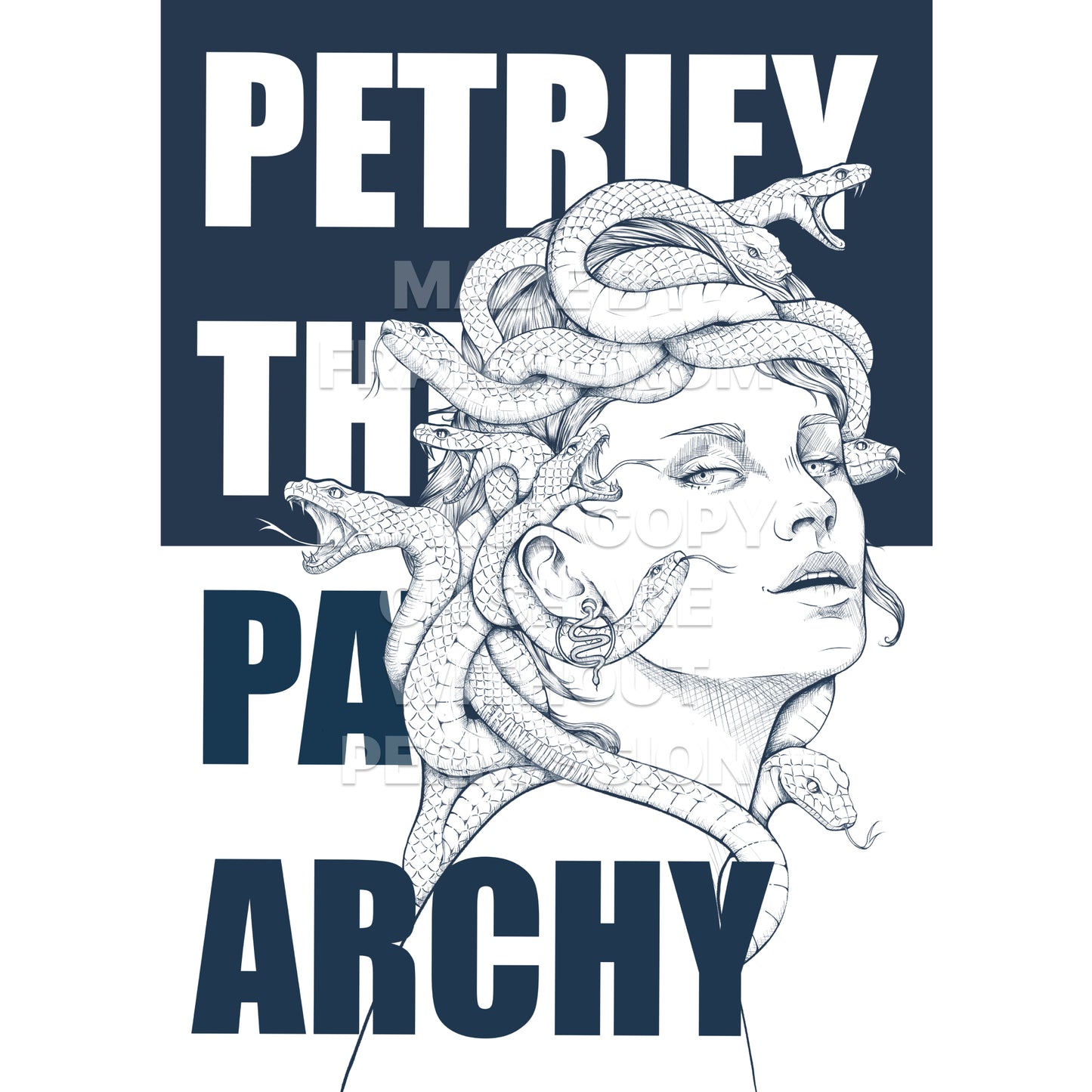 Medusa - Petrify the Patriarchy | Art Print
