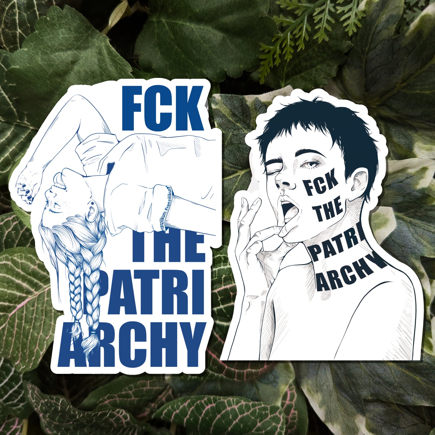 FCK the Patriarchy / Women in Blues I | Stickers