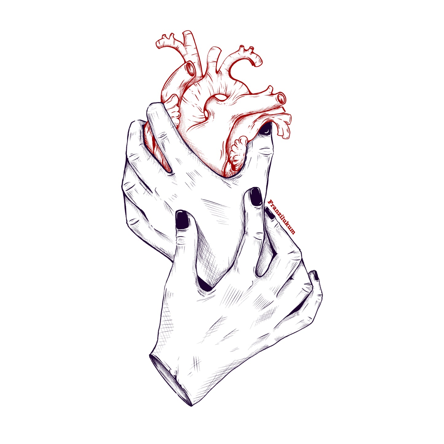 Hand on Heart | Art Print