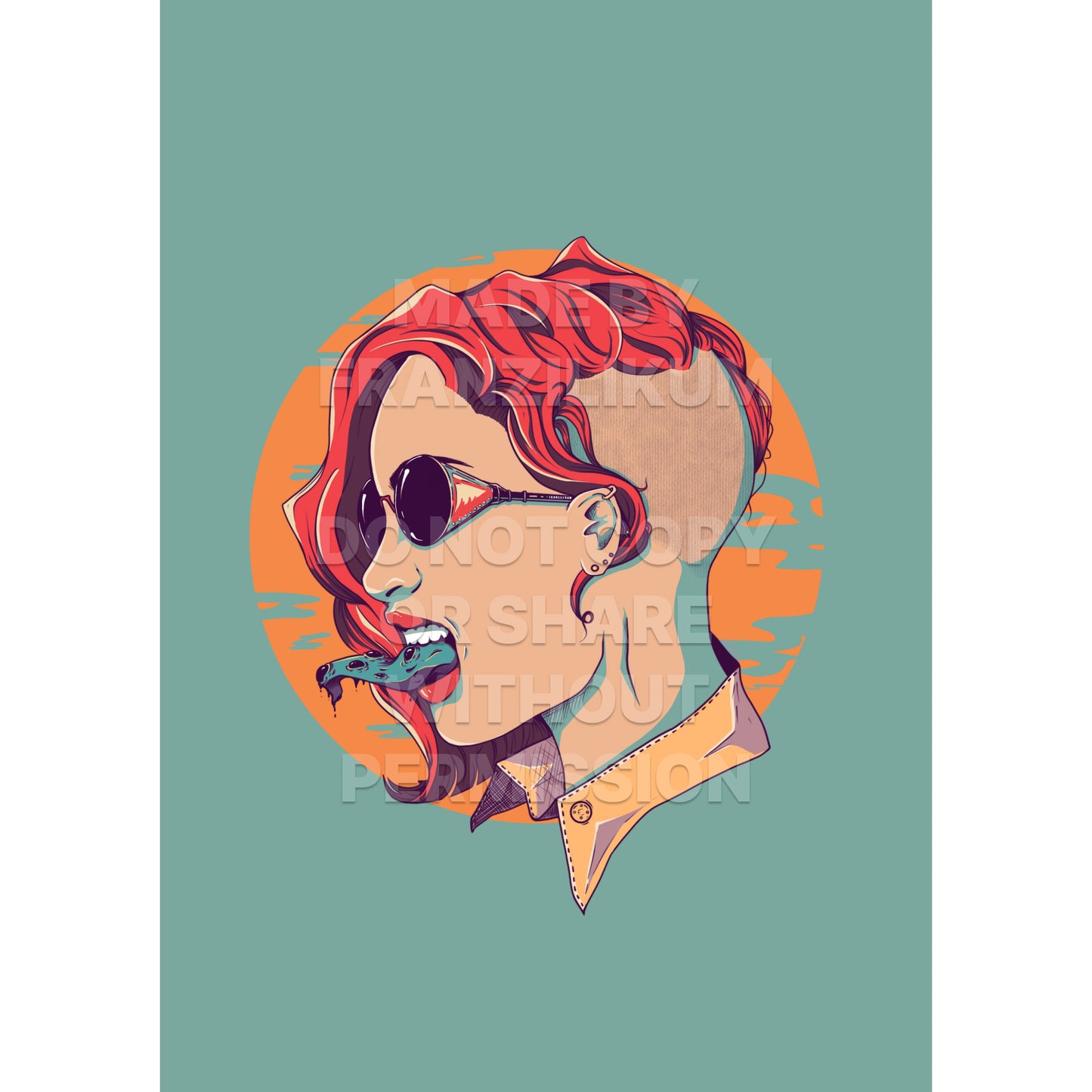 Tongue's Out | Art Print