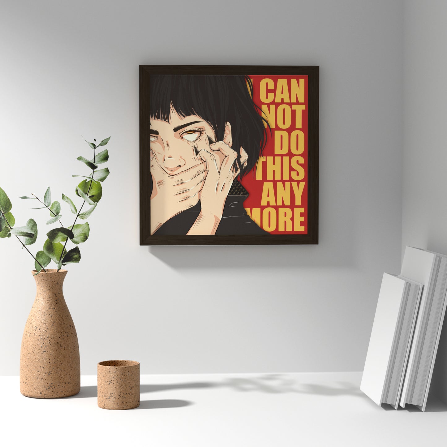 I can not do this anymore | Kunstdruck