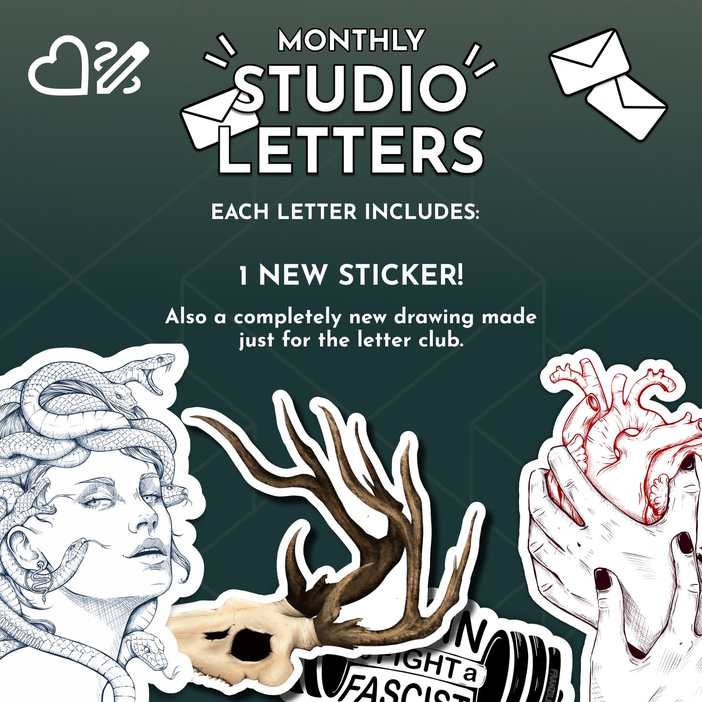 Studio Letters | Dein monatlicher Kunstbrief