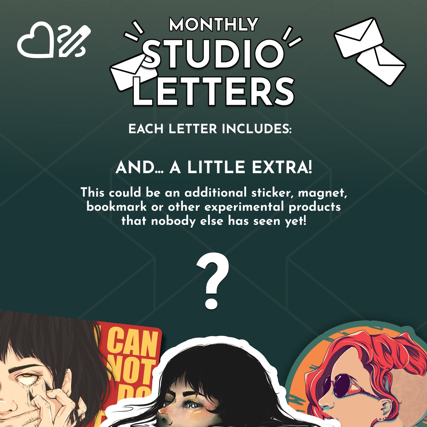 Studio Letters | Dein monatlicher Kunstbrief