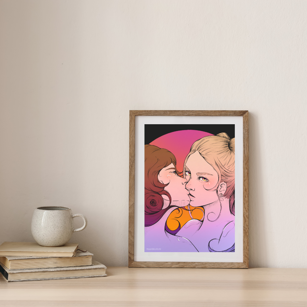 Caught | Kunstdruck