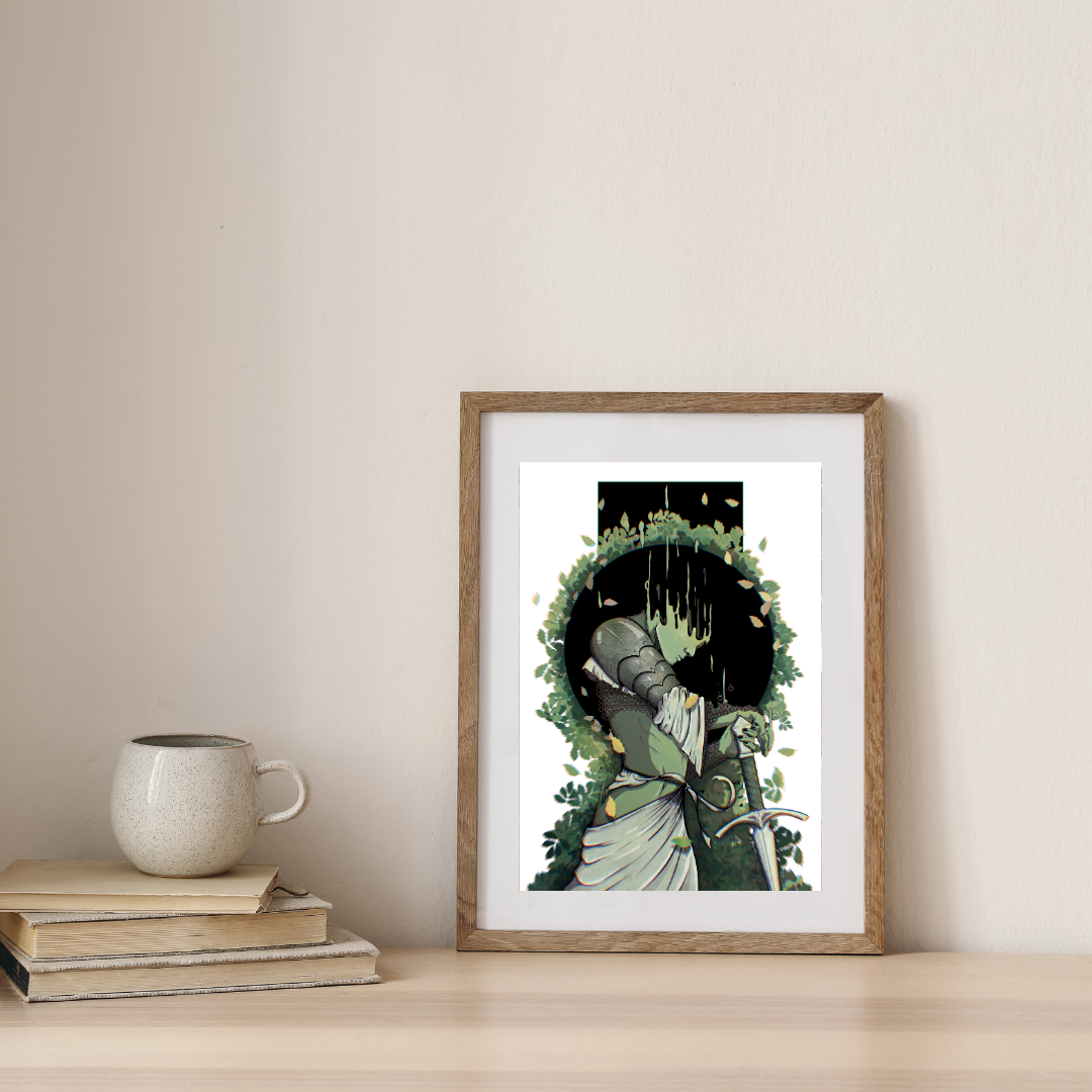 Green Knight | Kunstdruck