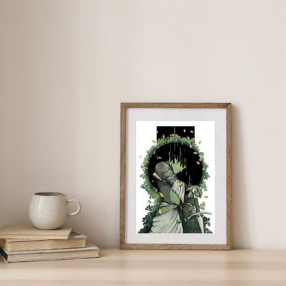 Green Knight | Kunstdruck