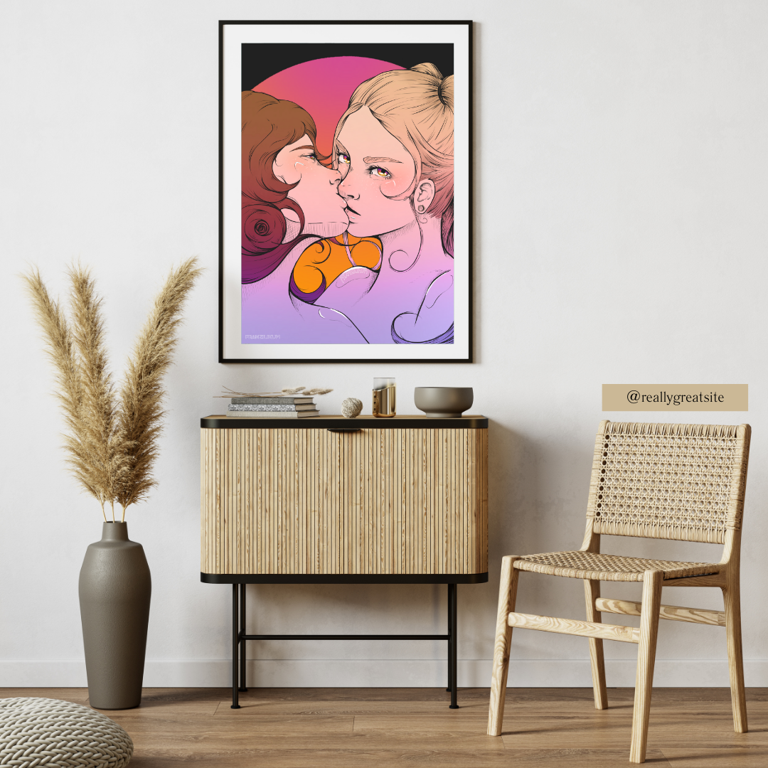 Caught | Kunstdruck