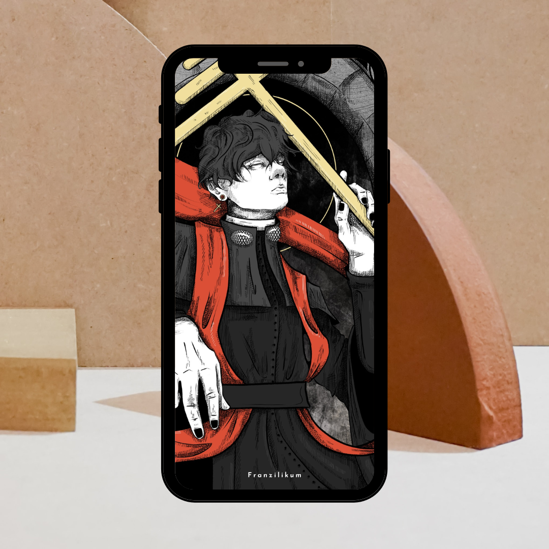 The Hierophant | Phone Wallpaper