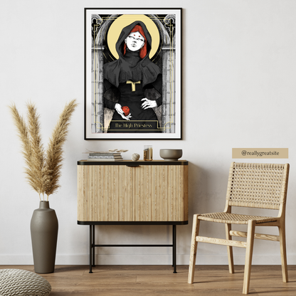 Die Hohepriesterin | Kunstdruck