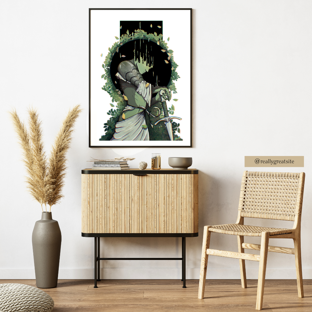 Green Knight | Kunstdruck