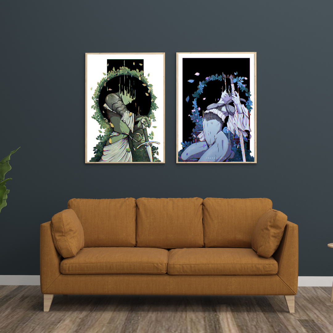 Green Knight | Kunstdruck