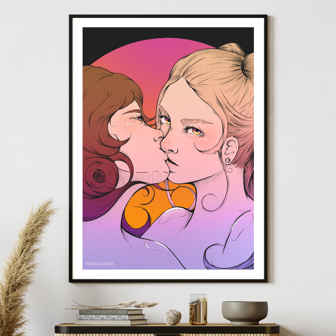 Caught | Kunstdruck