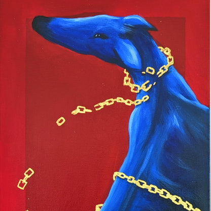 Breaking free // Acrylics and gold on Canvas, Original