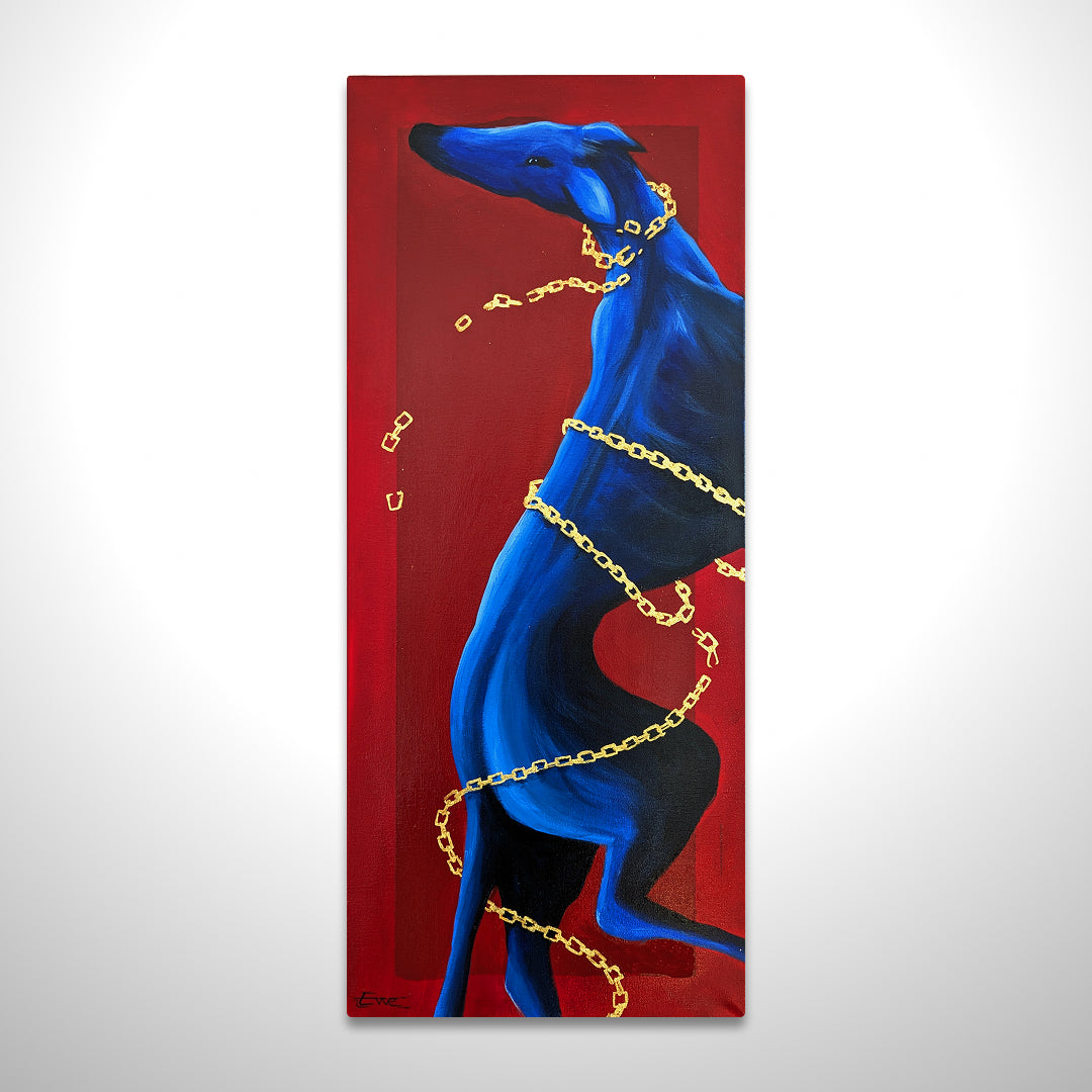 Breaking free // Acrylics and gold on Canvas, Original