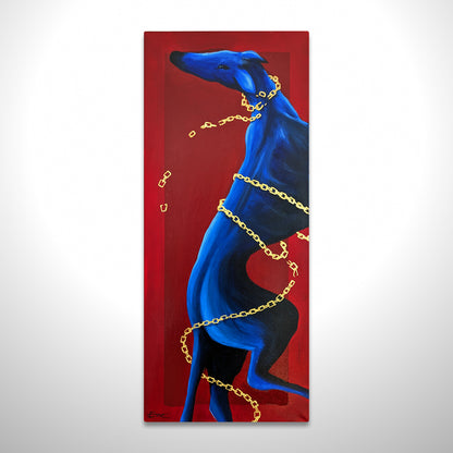 Breaking free // Acrylics and gold on Canvas, Original