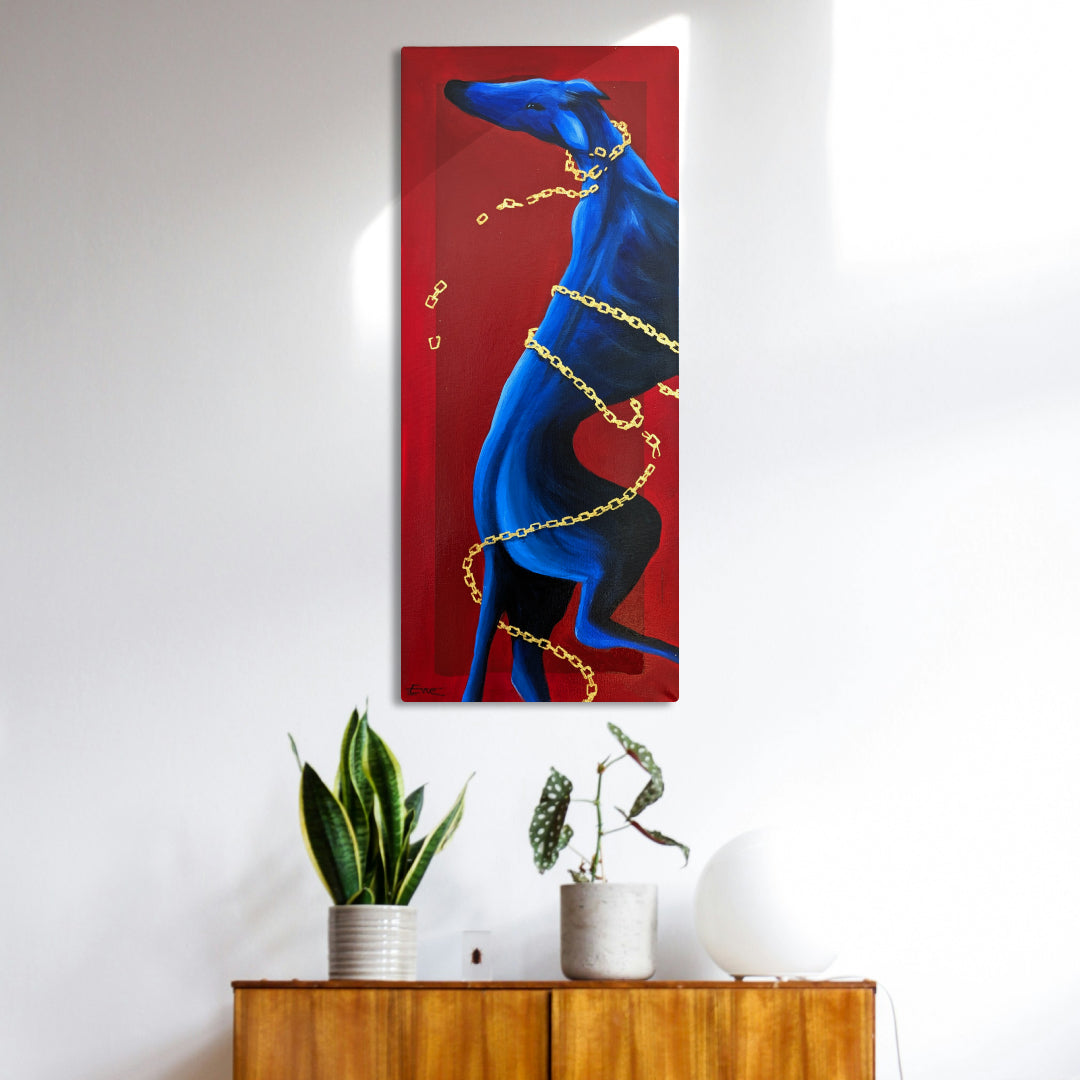Breaking free // Acrylics and gold on Canvas, Original