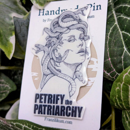 Medusa - Petrify the Patriarchy | Pin
