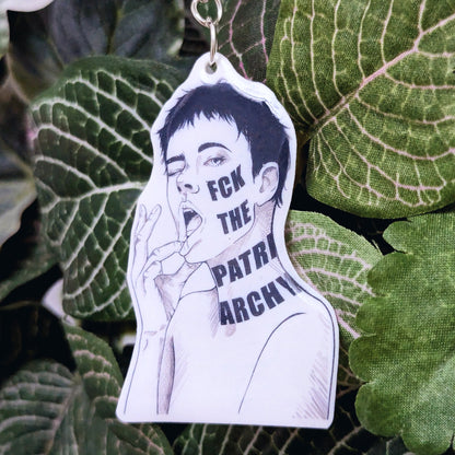 FCK the Patriarchy - Women in Blues I | Schlüsselanhänger