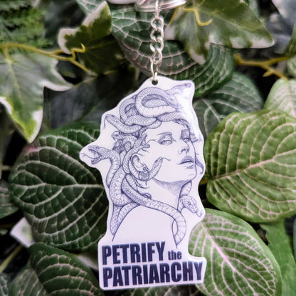 Medusa - Petrify the Patriarchy | Schlüsselanhänger