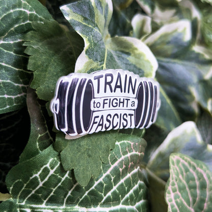 Train to fight a fascist | Pin