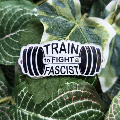 Train to fight a fascist | Pin