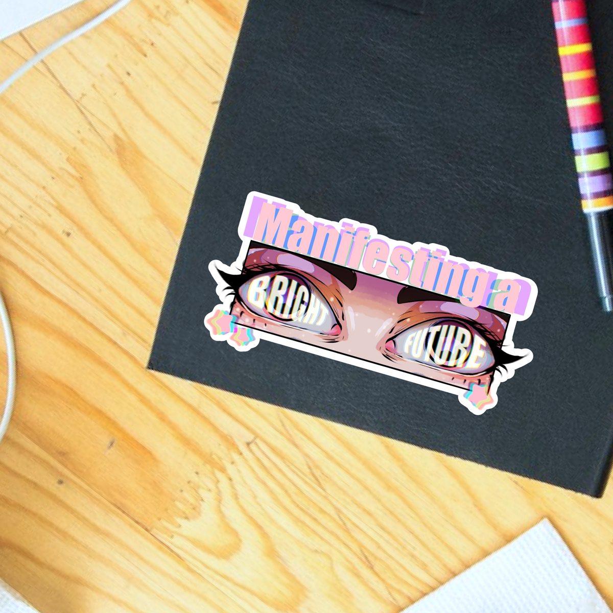 Manifesting a bright future! | Sticker