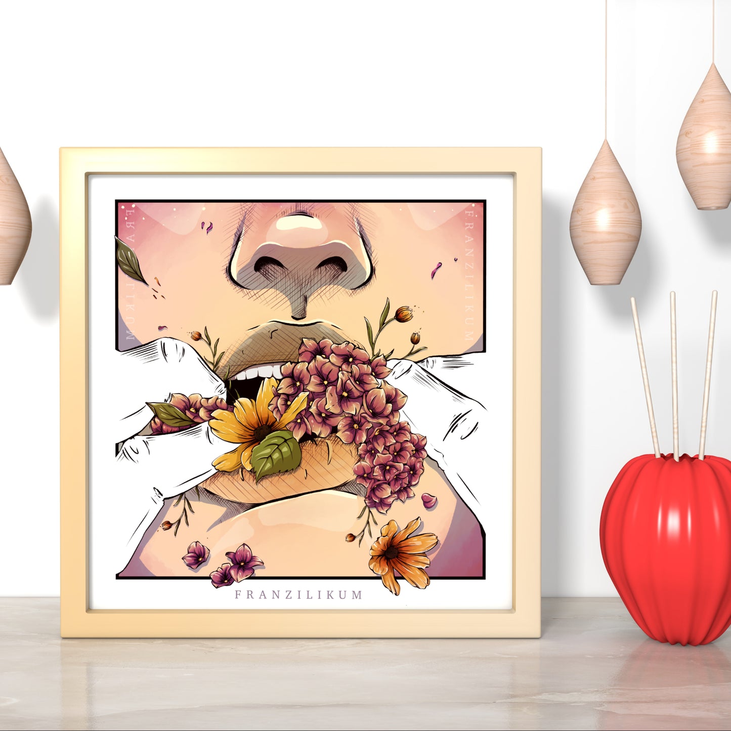 Let me help | Kunstdruck