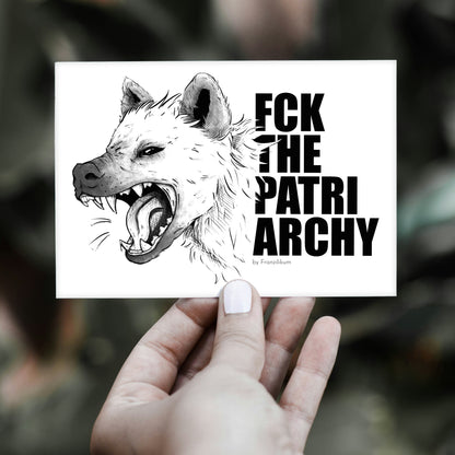 Hyäne - FCK the Patriarchy | Kunstdruck