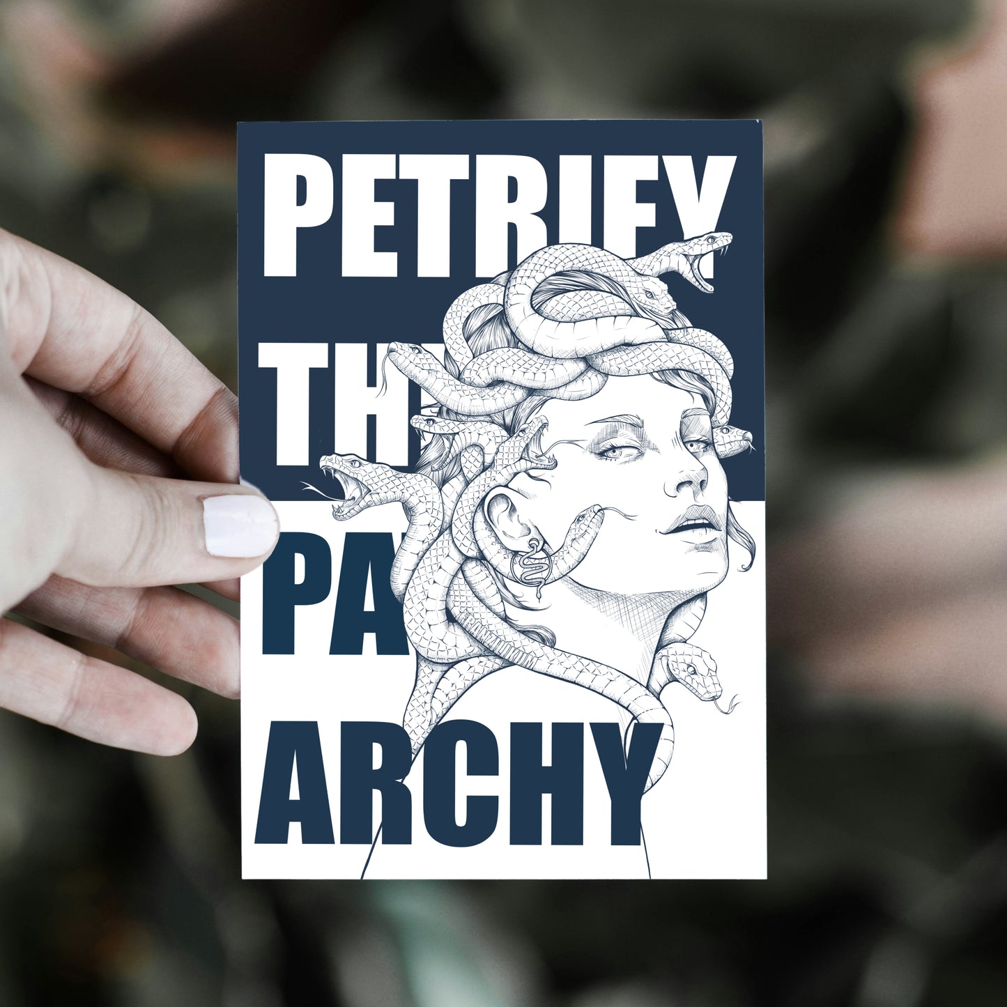 Medusa - Petrify the Patriarchy | Kunstdruck