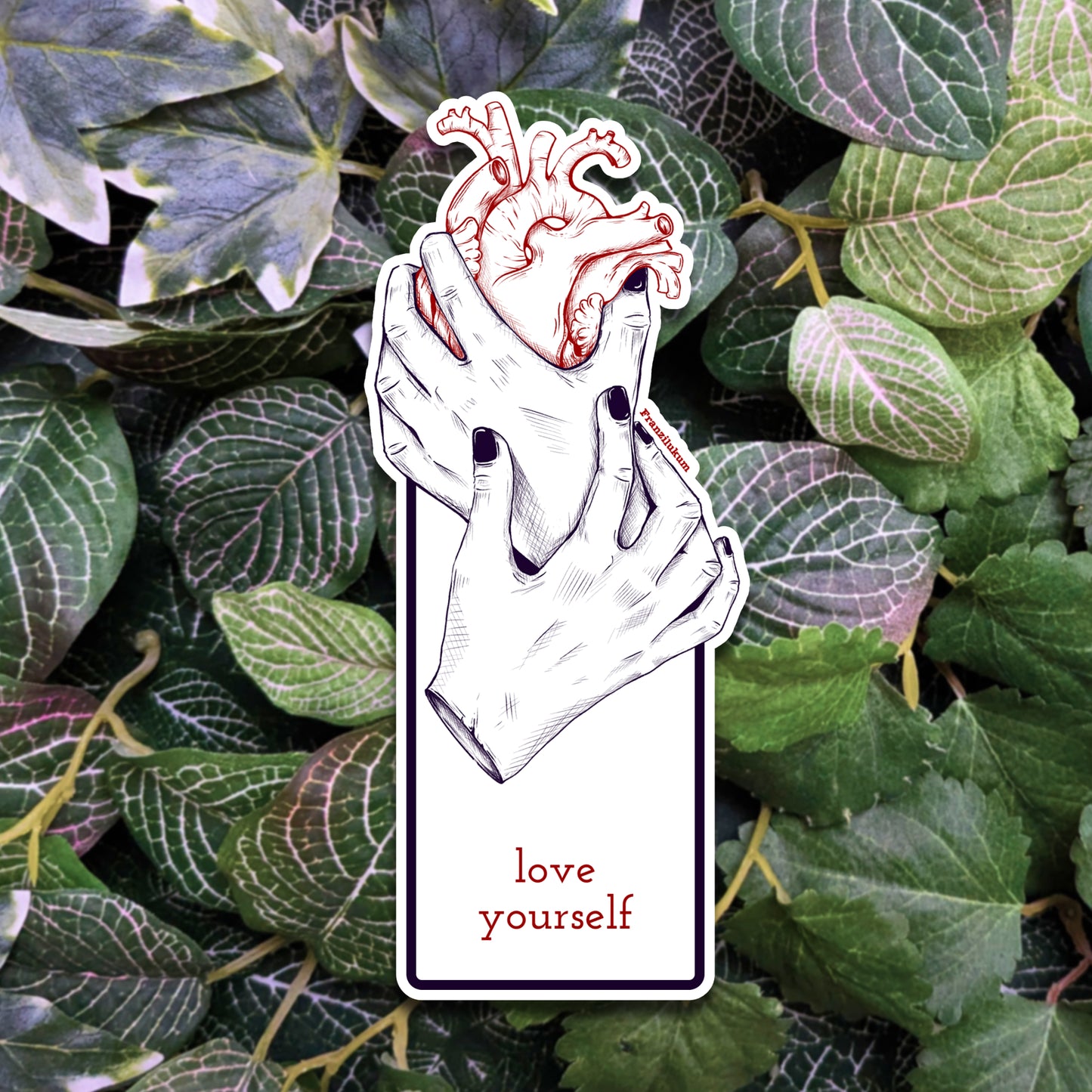 Hand aufs Herz | Lesezeichen