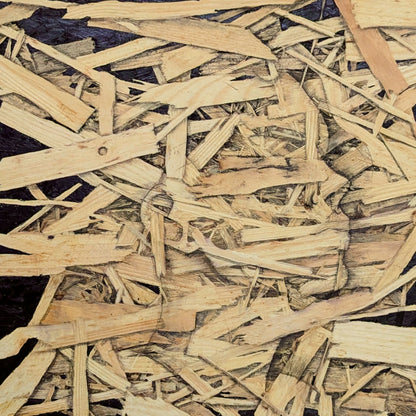 Freiheit // Original Tintenzeichnung auf OSB-Holzplatte