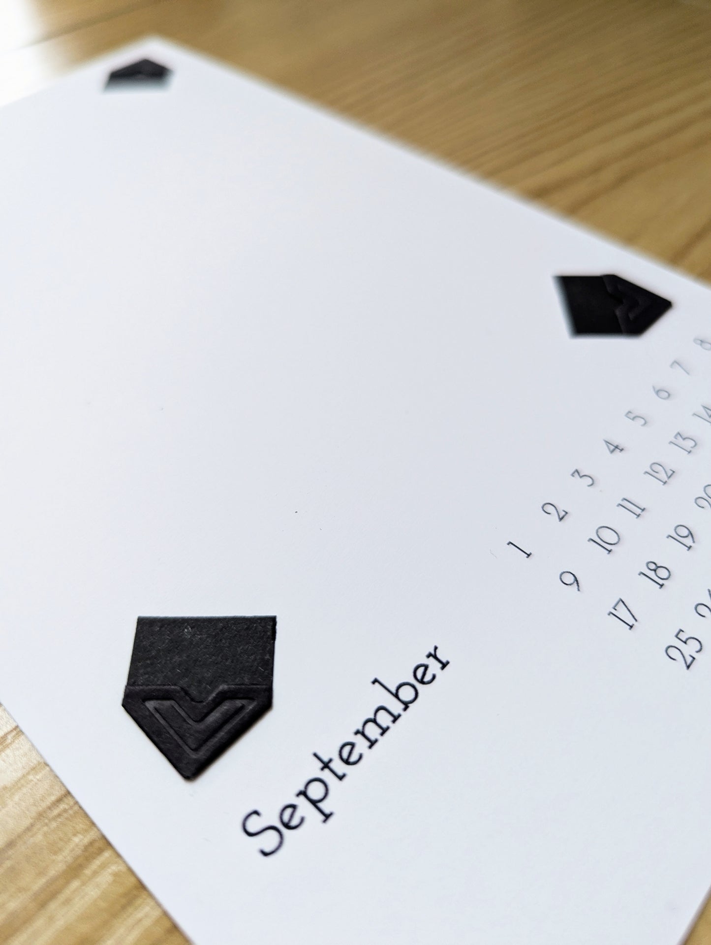 Desk calendar for postcards | Calendar