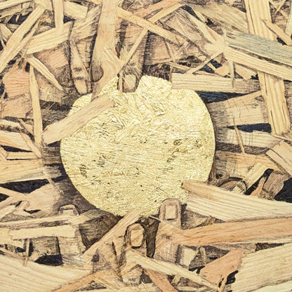 Midas I // Original Tintenzeichnung auf OSB-Holzplatte