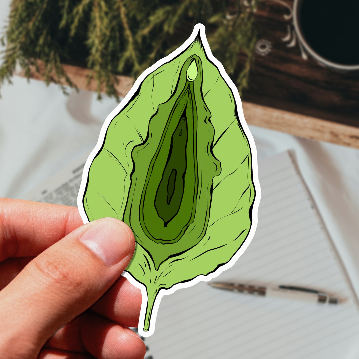 Forms of Nature - Vulvablätter | Sticker