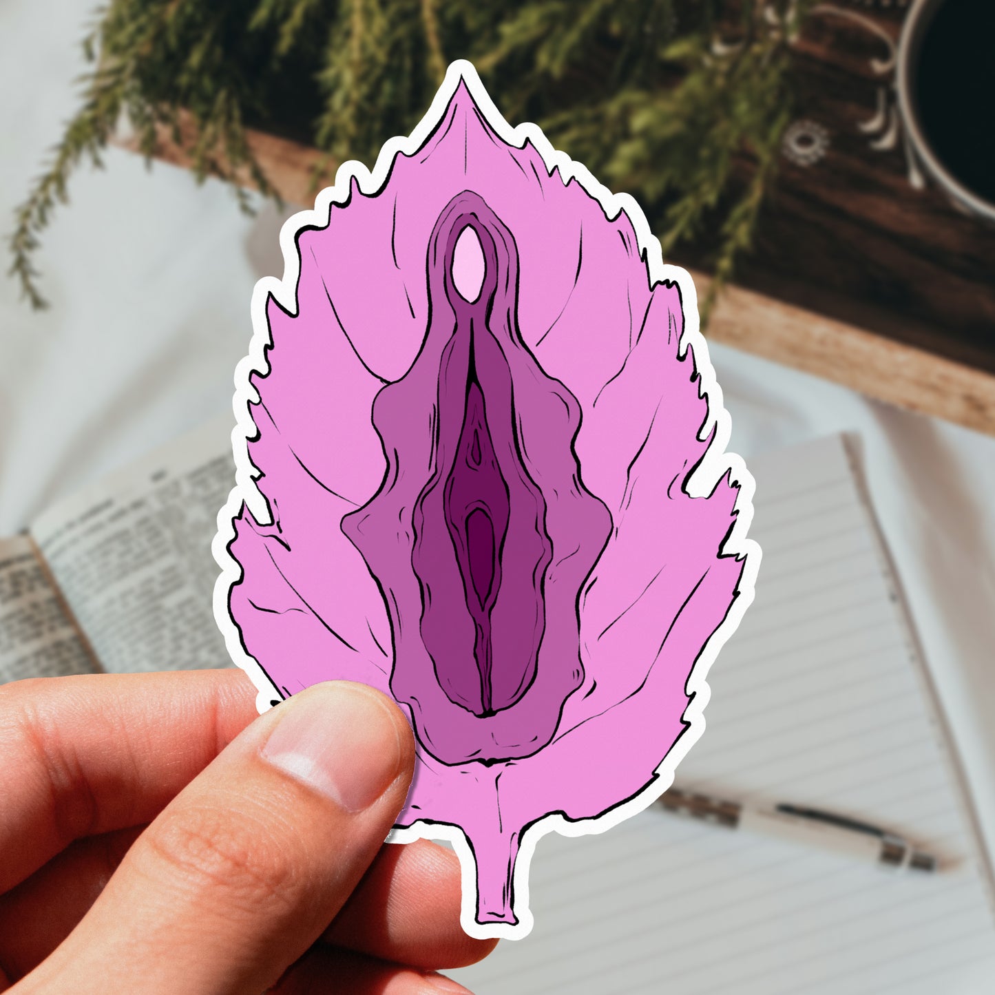Forms of Nature - Vulvablätter | Sticker
