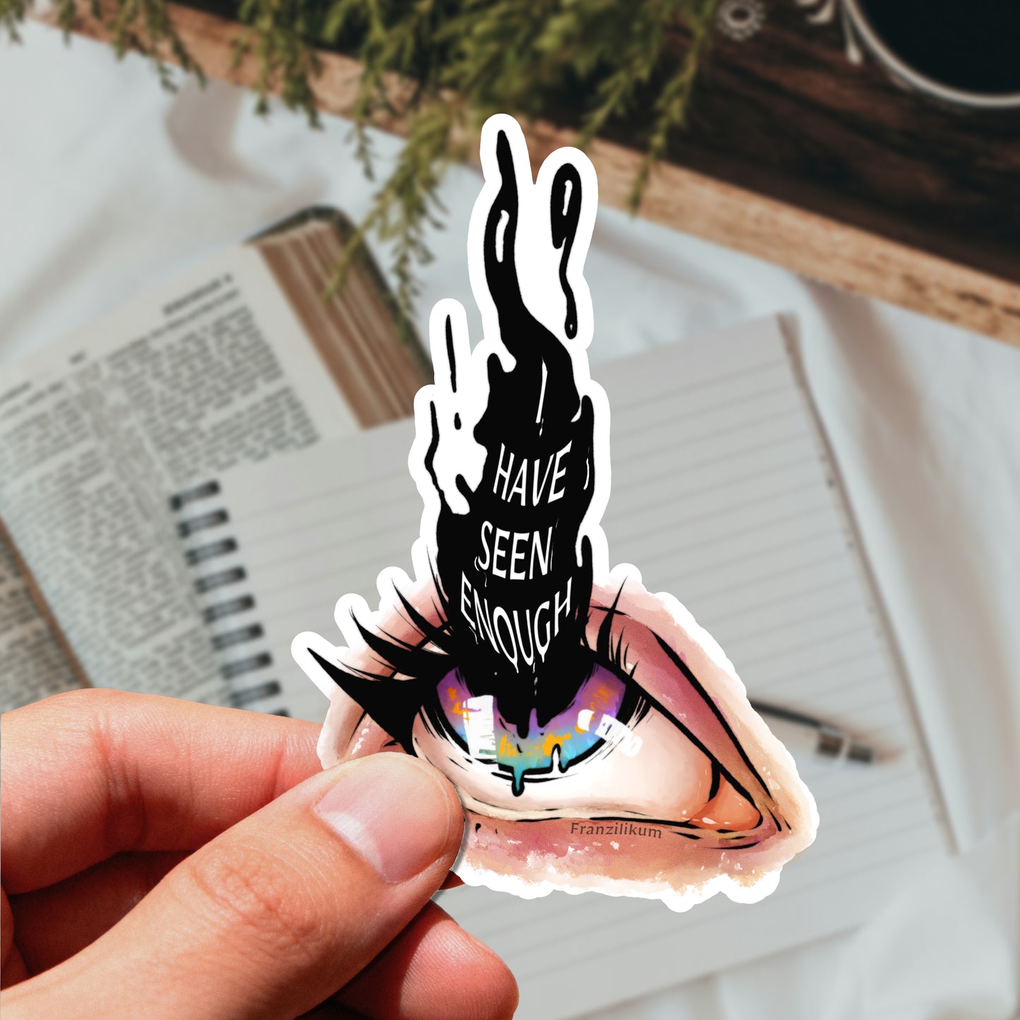 Seen enough | Sticker