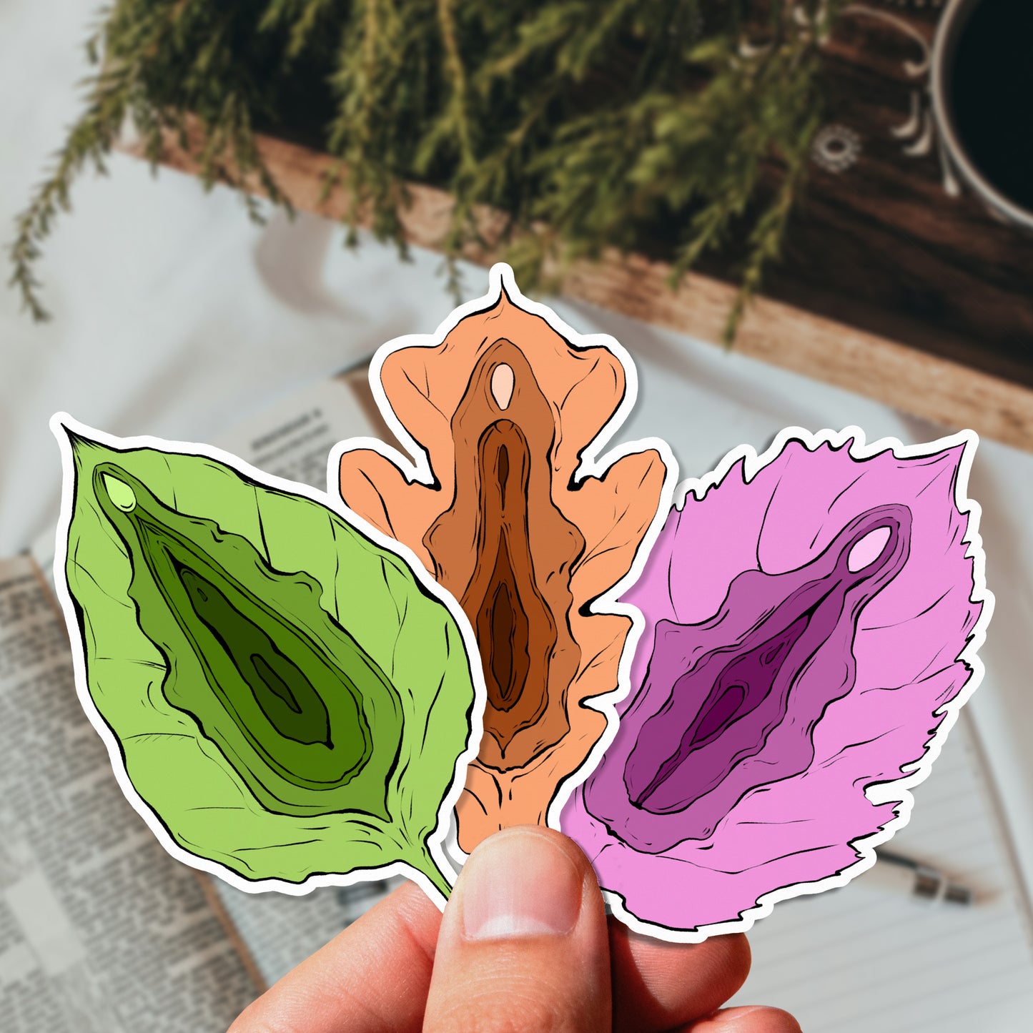 Forms of Nature - Vulvablätter | Sticker